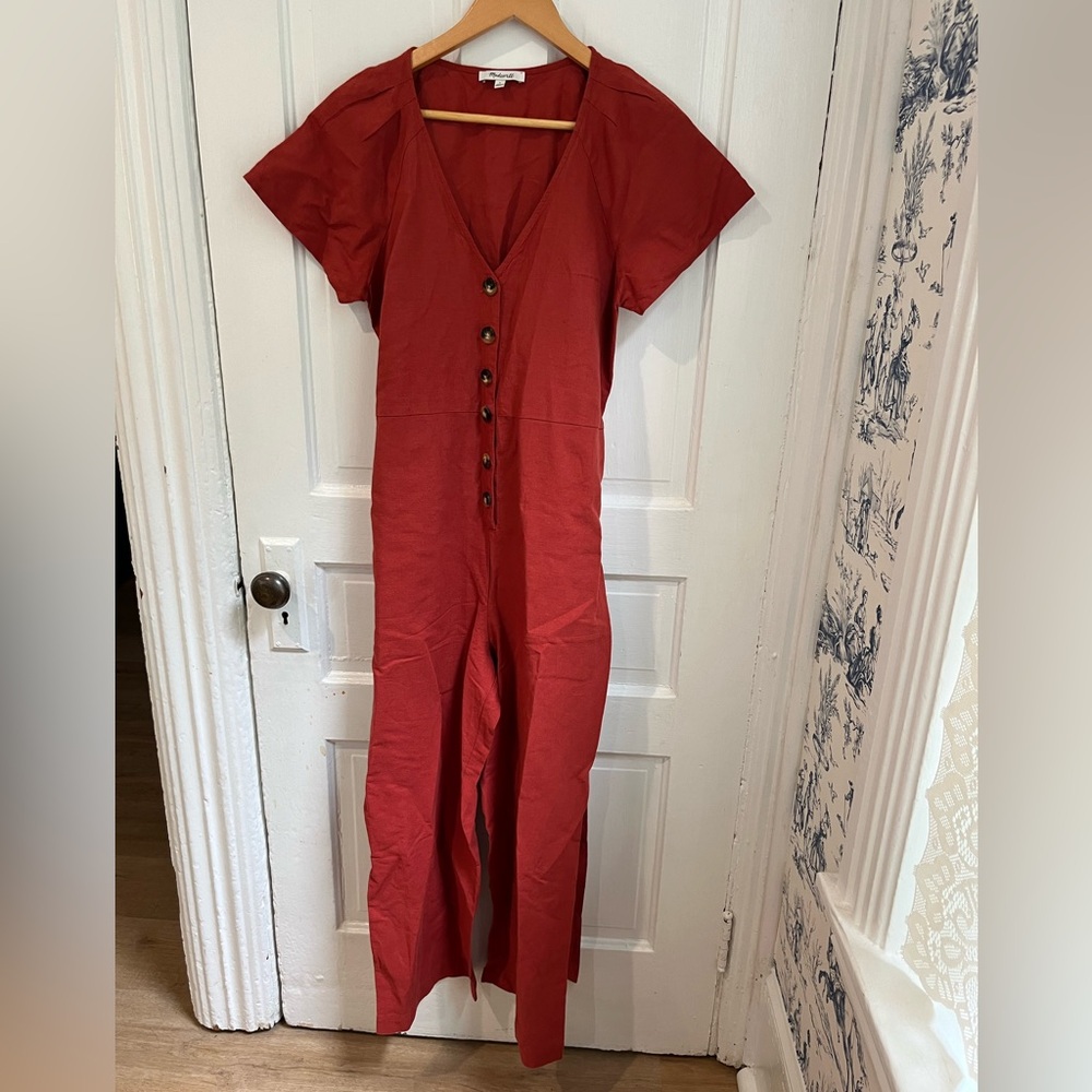 Madewell Linen Cotton Jumpsuit